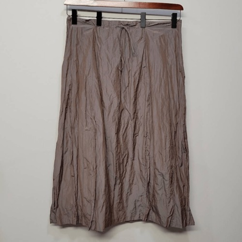 SpiritHouse Lantern Maxi Skirt Large Brown Iridescent‎ Art To Wear Fairy Grunge